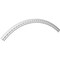 Ekena Millwork 94 1/2"OD x 86 5/8"ID x 4"W x 1 1/4"P Hillsborough Ceiling Ring (1/4 of complete circle) CR95HI - alternate 2